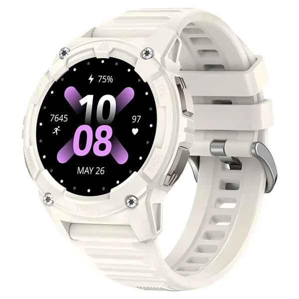 Kospet Tank S2 AMOLED Display Smartwatch, White - TANK S2